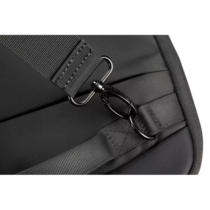 MODECOM Split borsa per laptop 15,6 pollici nera poliestere valigetta con tracolla regolabile