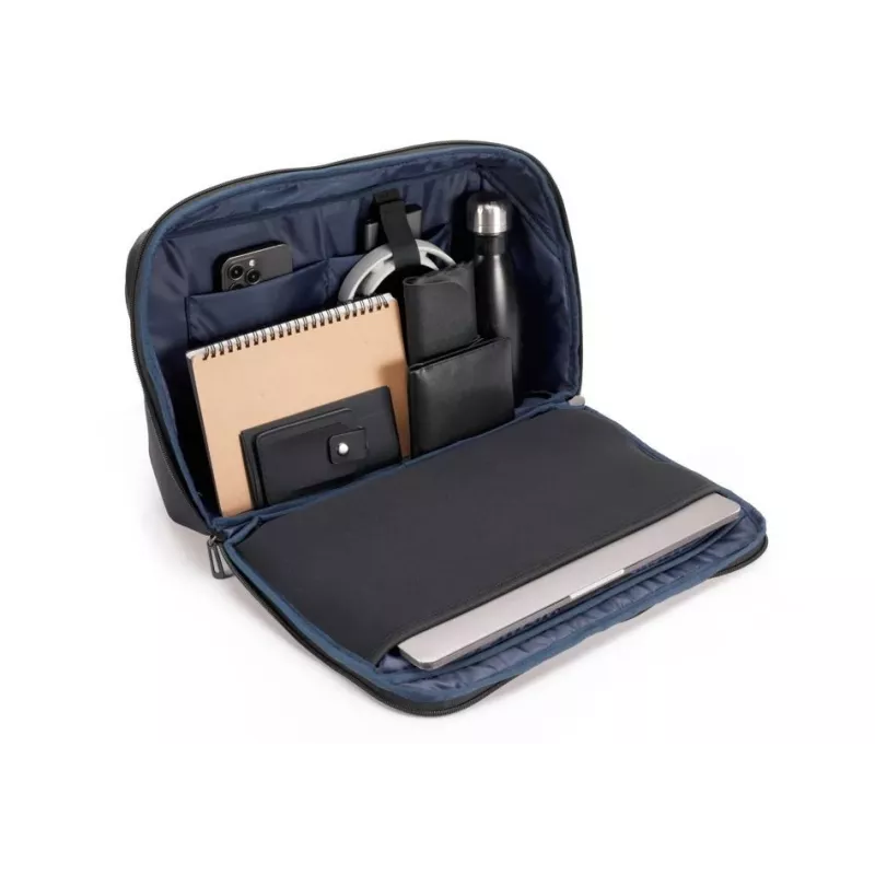 MODECOM Split borsa per laptop 15,6 pollici nera poliestere valigetta con tracolla regolabile