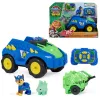 Paw Patrol: Il film dei dinosauri - Chase veicolo di soccorso RC Dino di Spin Master
