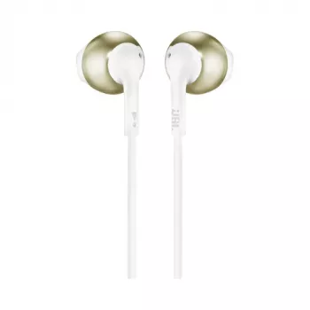 Auricolari in-ear JBL T205 color oro champagne con microfono