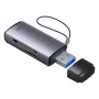 Lettore di schede SD e microSD 2-in-1 Baseus USB 3.0 – grigio