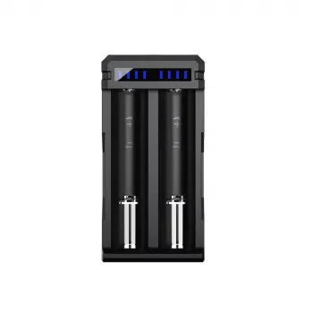 XTAR SC2 caricabatterie USB-C per Li-Ion 18650, 3,7V