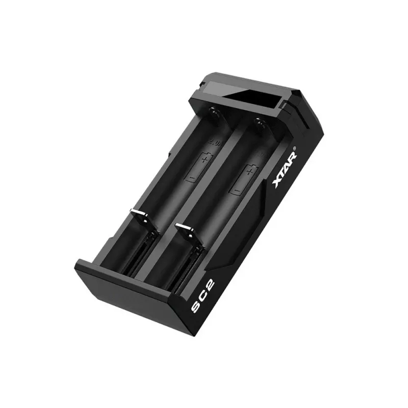 XTAR SC2 Caricabatterie USB-C Li-ion 18650, 3,7 V