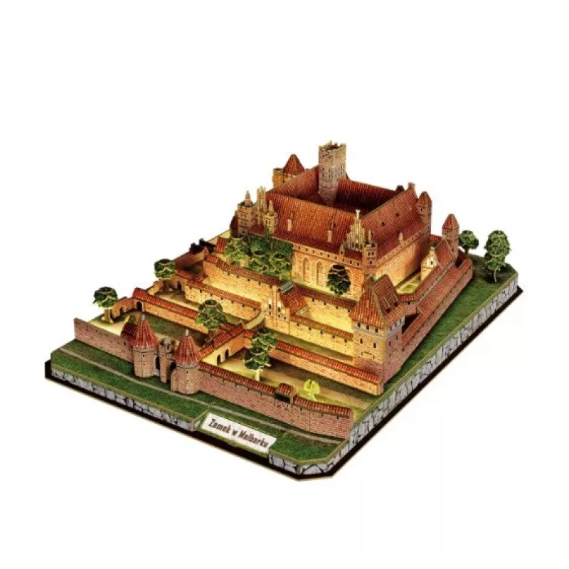CubicFun Puzzle 3D Castello di Malbork con LED