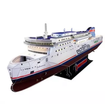 CubicFun puzzle 3D - modello nave MS Prom Varsovia, 150 pezzi, 44 cm di lunghezza assemblata, difficoltà media, da 8 anni