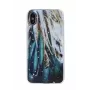 iLike Samsung Gold Glam Custodia con piuma per Galaxy A13 5G / A04S