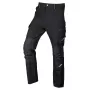 NEO TOOLS Mix&Match pantaloni da lavoro 4-way stretch, nero-verde, taglia S