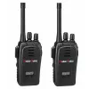 LEAN TOYS Walkie Talkie USB Riduzione del rumore nero portata 200M