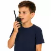 LEAN TOYS Walkie Talkie USB Riduzione del rumore nero portata 200M