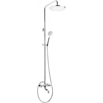 DEANTE NAC_01QT Miscelatore vasca a parete con set doccia, cromato