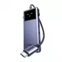 UGREEN hub USB-C 7-in-1 con 3x USB 3.0, HDMI 4K, Gigabit Ethernet, 100W PD, Space Gray