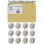 G&G 19803 etichette adesive bianche A4 105x148mm 4/foglio 100 fogli (400 etichette)