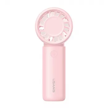 USAMS BC Series Ventilatore a mano, rosa, 500mAh