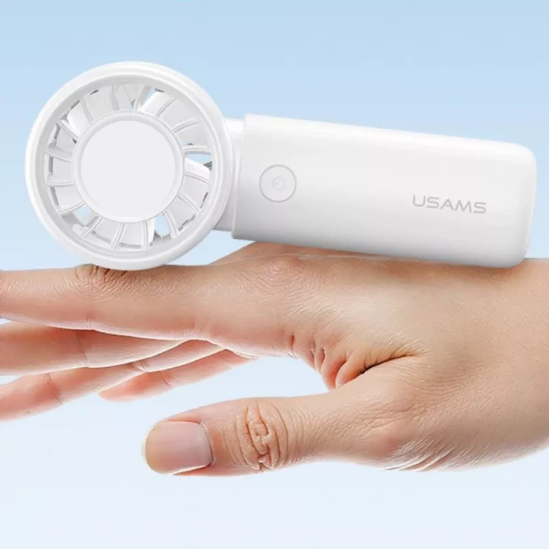 USAMS BC Series Ventilatore portatile, Rosa, 500mAh