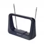 Phil antenna interna DVB-T/T2 con cavo coassiale 1,8 m, 75 Ohm, filtro 3G/4G, nero
