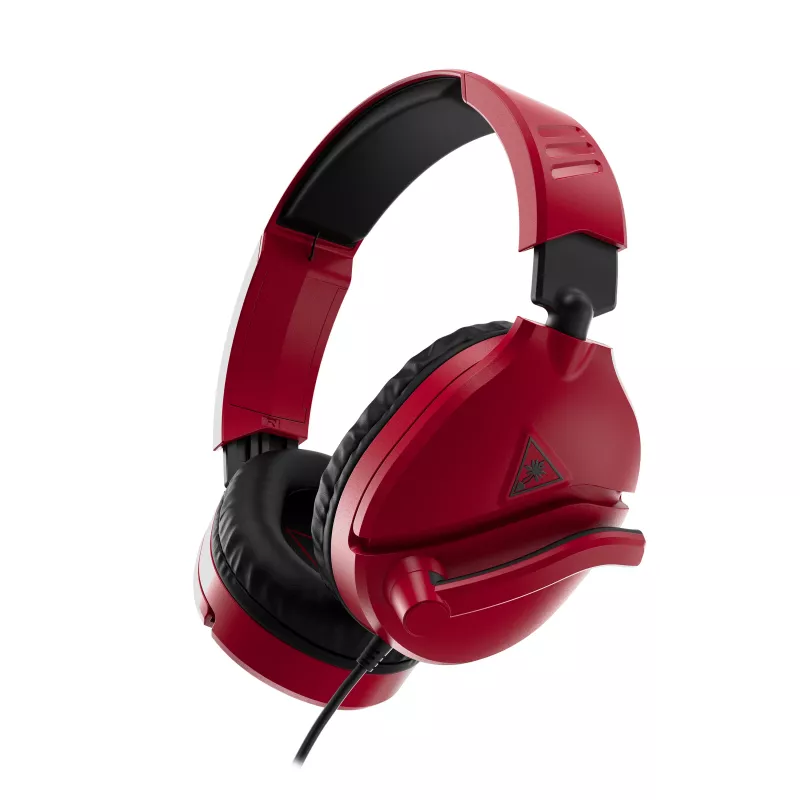 Turtle Beach RECON 70 cuffie gaming over-ear cablate con microfono ripiegabile, rosso (TBS-8055-02)
