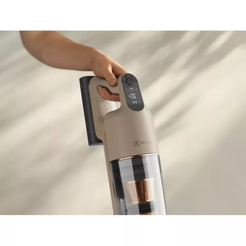 Electrolux EP91UB21WB Aspirapolvere a batteria, 25,2V, 60 min di autonomia, bianco satinato
