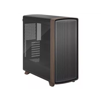 Fractal Design Summit Black TG Light Tint case PC mid-tower con pannello frontale in legno di noce