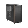 Fractal Design Summit Black TG Light Tint case PC mid-tower con pannello frontale in legno di noce