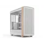 Fractal Design Summit Chalk White TG Clear Tint Case Mid-Tower con frontale in vero legno di quercia