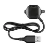 Garmin Forerunner 20/25 clip di ricarica cavo dati - 1m USB-A a clip proprietaria, nero