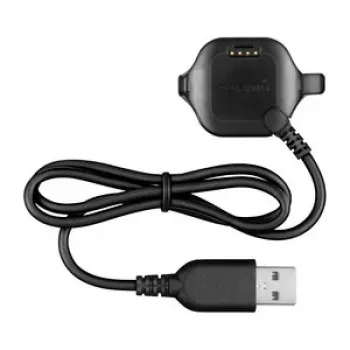 Garmin Forerunner 20/25 clip di ricarica cavo dati - 1m USB-A a clip proprietaria, nero