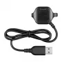Garmin Forerunner 20/25 clip di ricarica cavo dati - 1m USB-A a clip proprietaria, nero