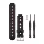 Garmin Forerunner 235 cinturino per orologio, nero/rosso marsala (010-11251-90)