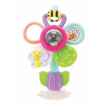 B-KIDS Infantino Girandola con ventosa – Gioco sensoriale multicolore per neonati da 6 mesi