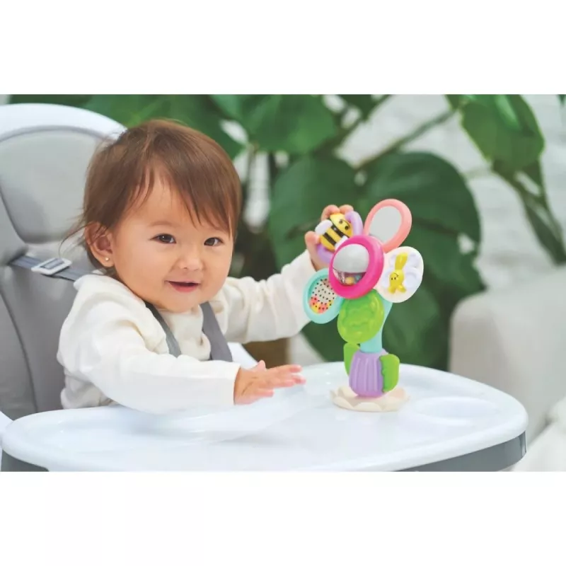 B-KIDS Infantino Girandola con ventosa – Gioco sensoriale multicolore per neonati da 6 mesi