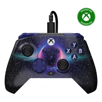 Controller cablato Turtle Beach Rematch Advanced per Xbox e PC, Dark Cosmos (TBC-2404-05)