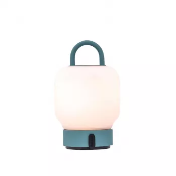 KOODUU LOOME lampada a batteria, turchese
