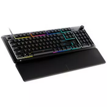 CORSAIR SKIFF 100 tastiera gaming, RGB a 10 zone, protezione da schizzi IP42 - Nero