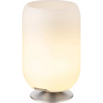 KOODUU lampada LED con altoparlante e raffreddatore Atmos argento