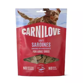 CARNILOVE cane snack SOFT sardine con aglio orsino 200 g
