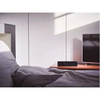 Philips SDV5225/12 antenna da interno per TV con guadagno regolabile, cavo coassiale 1,8 m, 75 Ohm, filtro 3G/4G, DVB-T/T2
