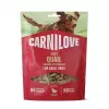 CARNILOVE cane SOFT snack quaglia con origano 200 g - bocconcini morbidi senza cereali per cani adulti