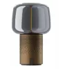 KOODUU Serena Play lampada LED portatile con altoparlante Bluetooth Marrone