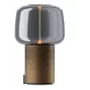 KOODUU Serena Play lampada LED portatile con altoparlante Bluetooth Marrone
