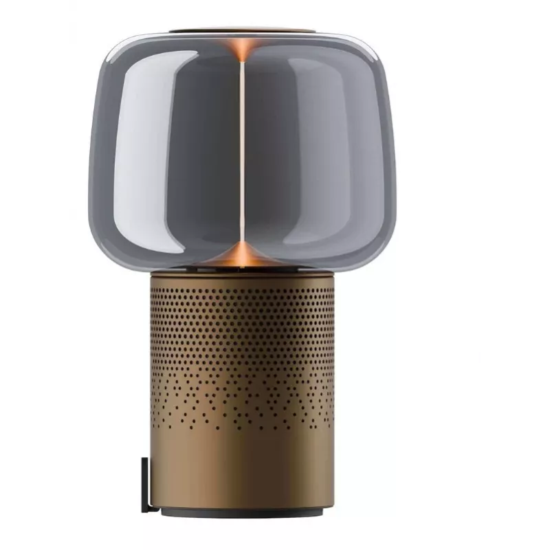 KOODUU Serena Play lampada LED portatile con altoparlante Bluetooth Marrone