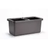 URBALIVE BERBERIS DUO fioriera ad autoirrigazione 78 x 39 cm grigio