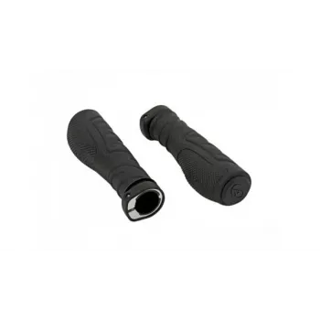Author Rankenos AGR Ergo R20-E GripLock manopole ergonomiche per bici, 135 mm, nero
