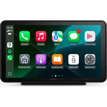 SENCOR SCT M760 BWT 7 pollici 2DIN CarPlay Android Auto Bluetooth autoradio con ingresso telecamera retromarcia