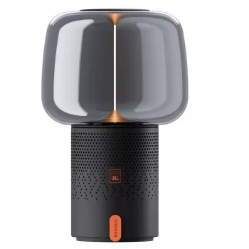 Lampada LED portatile KOODUU Serena Play con altoparlante Bluetooth grigio