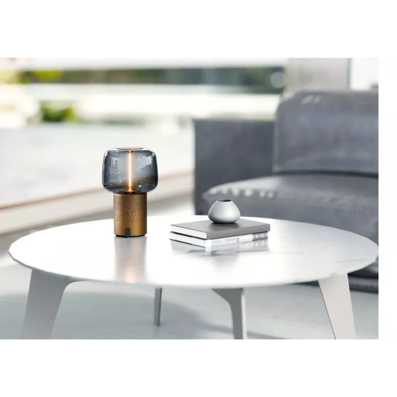 Lampada LED portatile KOODUU Serena Play con altoparlante Bluetooth grigio