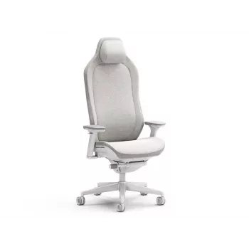 Fractal Design Refine 2 Fabric Light Sedia da gaming, grigio chiaro/bianco