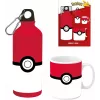Pokemon borraccia in alluminio 500ml con set bicchiere in ceramica