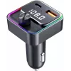 SENCOR SWM 3000 Trasmettitore FM Bluetooth con USB-A QC3.0, USB-C PD 3.0, riproduzione MP3, vivavoce, Siri e Google Assistant
