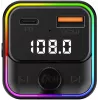 SENCOR SWM 3000 Trasmettitore FM Bluetooth con USB-A QC3.0, USB-C PD 3.0, riproduzione MP3, vivavoce, Siri e Google Assistant