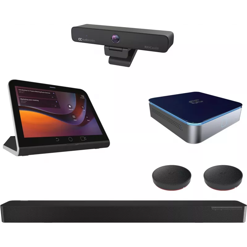 AudioCodes RXV200 per Microsoft Teams Room bundle per sale riunioni da medie a grandi